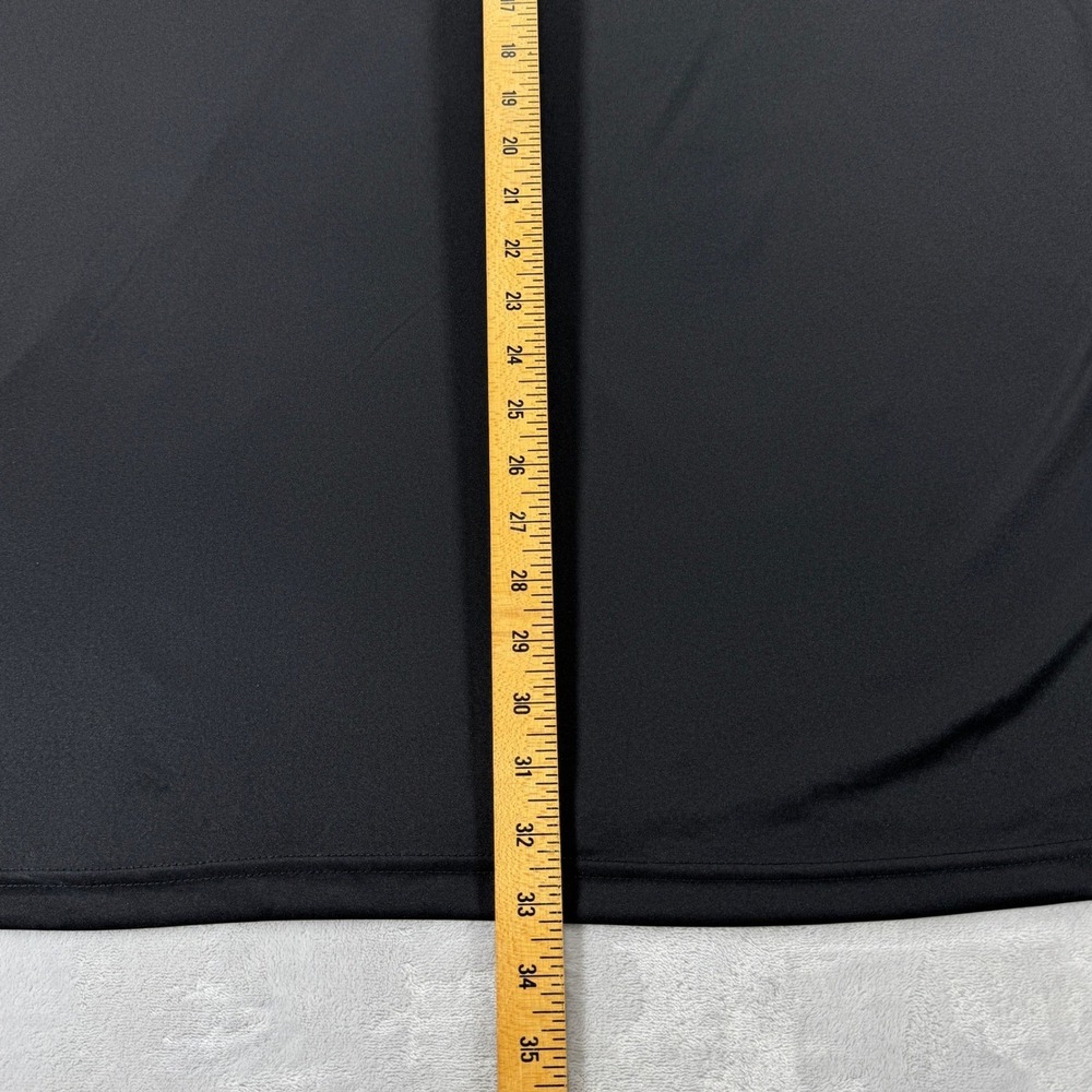 COLLARS & CO. Dress Collar Polo Mens 3XL Black Short Sleeve Performance - Picture 7 of 7